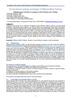On the seismic analysis and design of offshore wind turbines