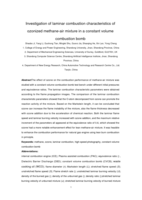 Investigation of laminar combustion characteristics of ozonized methane-air mixture in a constant volume combustion bomb