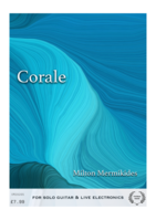 Corale for Solo Guitar & Live Electronics