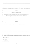 Evaluation and application of advanced CFD models for rotating disc flows