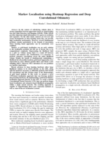 Markov Localisation using Heatmap Regression and Deep Convolutional Odometry