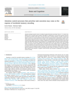 Attention control processes that prioritise task execution may come at the expense of incidental memory encoding