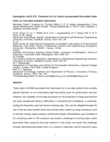 A synergistic Cs2CO3ETL treatment to incorporate Cs cation into perovskite solar cells: Via two-step scalable fabrication