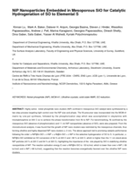 Ni2P Nanoparticles Embedded in Mesoporous SiO2 for Catalytic Hydrogenation of SO2 to Elemental S