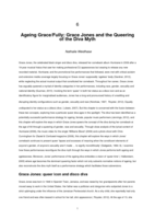 Ageing Grace/Fully: Grace Jones and the Queering of the Diva Myth