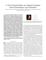A Novel Ground Metric for Optimal Transport-Based Chronological Age Estimation