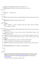 Exogenous melatonin decreases circadian misalignment and body weight among early types