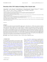Detection of the LMC-induced sloshing of the Galactic halo