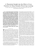 A Theoretical Insight Into the Effect of Loss Function for Deep Semantic-Preserving Learning