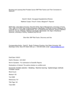 Boosting and lassoing new prostate cancer SNP risk factors and their connection to selenium