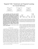 Targeted VAE: Variational and Targeted Learning for Causal Inference