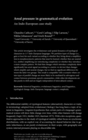 Areal Pressure in Grammatical Evolution