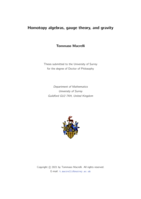 Homotopy algebras, gauge theory, and gravity