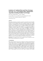 Synthesis of Combined Heat and Mass Exchange Networks Via a Trust Region Filter Optimisation Algorithm Including Detailed Unit Designs