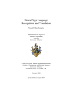 Neural Sign Language Recognition and Translation
