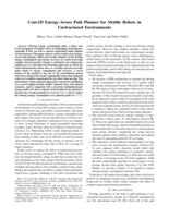 Conv1D Energy-Aware Path Planner for Mobile Robots in Unstructured Environments