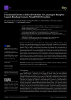 Functional Effects In Silico Prediction for Androgen Receptor Ligand-Binding Domain Novel I836S Mutation