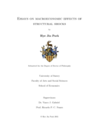 Essays on macroeconomic effects of structural shocks