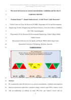 The nexus between in-car aerosol concentrations, ventilation and the risk of respiratory infection