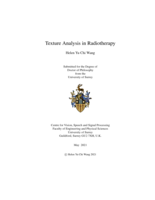 Texture Analysis in Radiotherapy