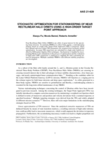 Stochastic Optimization for Stationkeeping of Near Rectilinear Halo Orbits Using a High-order Target Point Approach