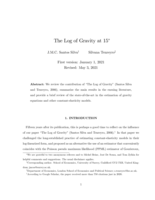 The Log of Gravity at 15