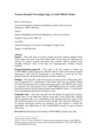 Tourism Demand Nowcasting Using a LASSO-MIDAS Model