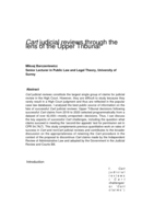 Cart judicial reviews through the lens of the Upper Tribunal