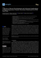 A review of recent developments and advanced applications of high-temperature polymer electrolyte membranes for pem fuel cells
