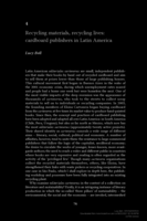 Recycling materials, recycling lives: cardboard publishers in Latin America
