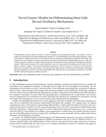 Novel Generic Oscillatory Mechanisms in Models for Differentiating Stem Cells