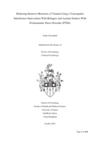 Reducing Intrusive Memories of Trauma Using a Visuospatial Interference Intervention With Refugees and Asylum Seekers With Posttraumatic Stress Disorder (PTSD)