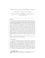 Visibility graph analysis of wall turbulence time-series