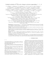 Coulomb excitation of Kr 80 , 82 and a change in structure approaching N = Z = 40