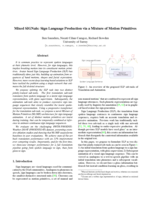 Mixed SIGNals: Sign Language Production via a Mixture of Motion Primitives