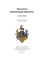 Hierarchical Attribute-based Signatures