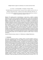 Intelligent decision support for maintenance: an overview and future trends