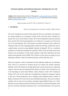 Emotional regulation and institutional maintenance: debunking fake news with emotions