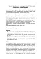 Source apportionment modelling of PM2.5 using CMAQ-ISAM over a tropical coastal-urban area
