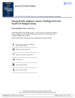 Young British religious 'nones': findings from the Youth On Religion study