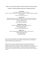 Followers' unclear demands during the COVID‐19 pandemic can undermine leaders' well‐being: A moderated mediation model from an entrapment perspective