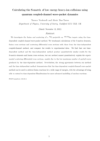 Describing heavy-ion fusion with quantum coupled-channels wave-packet dynamics