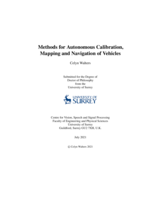 Methods for Autonomous Calibration, Mapping and Navigation of Vehicles