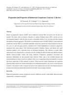 Preparation and properties of rubberised geopolymer concrete: A review