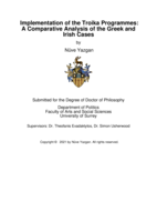 Implementation of the Troika Programmes:  A Comparative Analysis of the Greek and Irish Cases