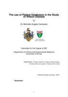 The use of Patient Databases in the Study of Wilson Disease