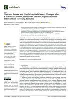 Nutrient Intake and Gut Microbial Genera Changes after a 4-Week Placebo Controlled Galacto-Oligosaccharides Intervention in Young Females