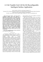 A 2-bit Tunable Unit Cell for 6G Reconfigurable Intelligent Surface Application