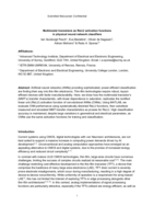 Multimodal transistors as ReLU activation functions in physical neural network classifiers