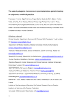 The use of polygenic risk scores in pre-implantation genetic testing: an unproven, unethical practice